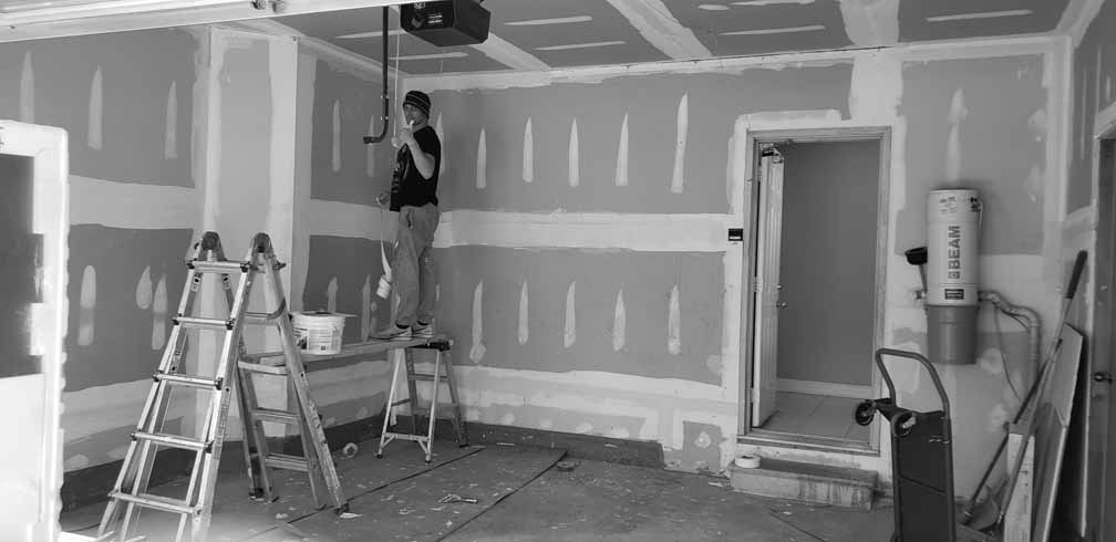 Painting garage